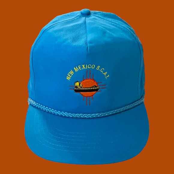 New Mexico S.C.A.T. Statewide census of animal traces trucker corded hat cap - Picture 8 of 8